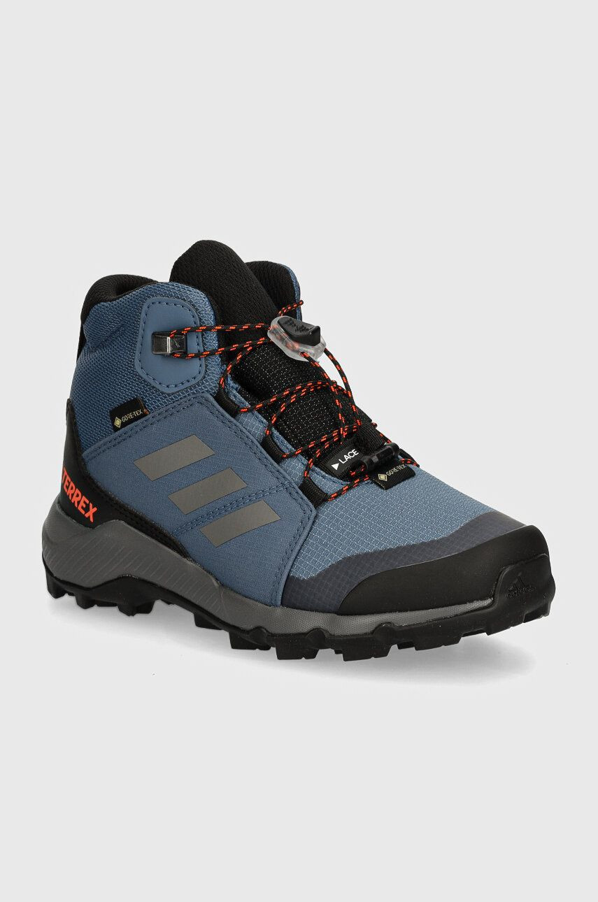 Detské topánky adidas TERREX TERREX MID GTX tmavomodrá farba, IF5704