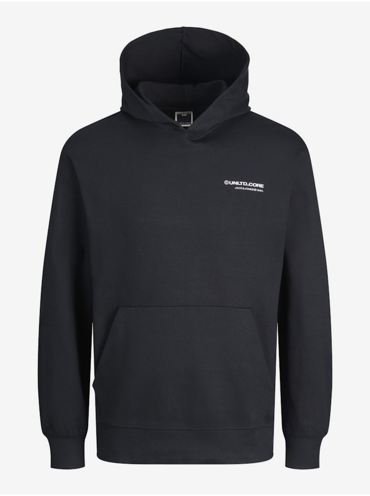 Čierna pánska mikina s kapucňou Jack & Jones