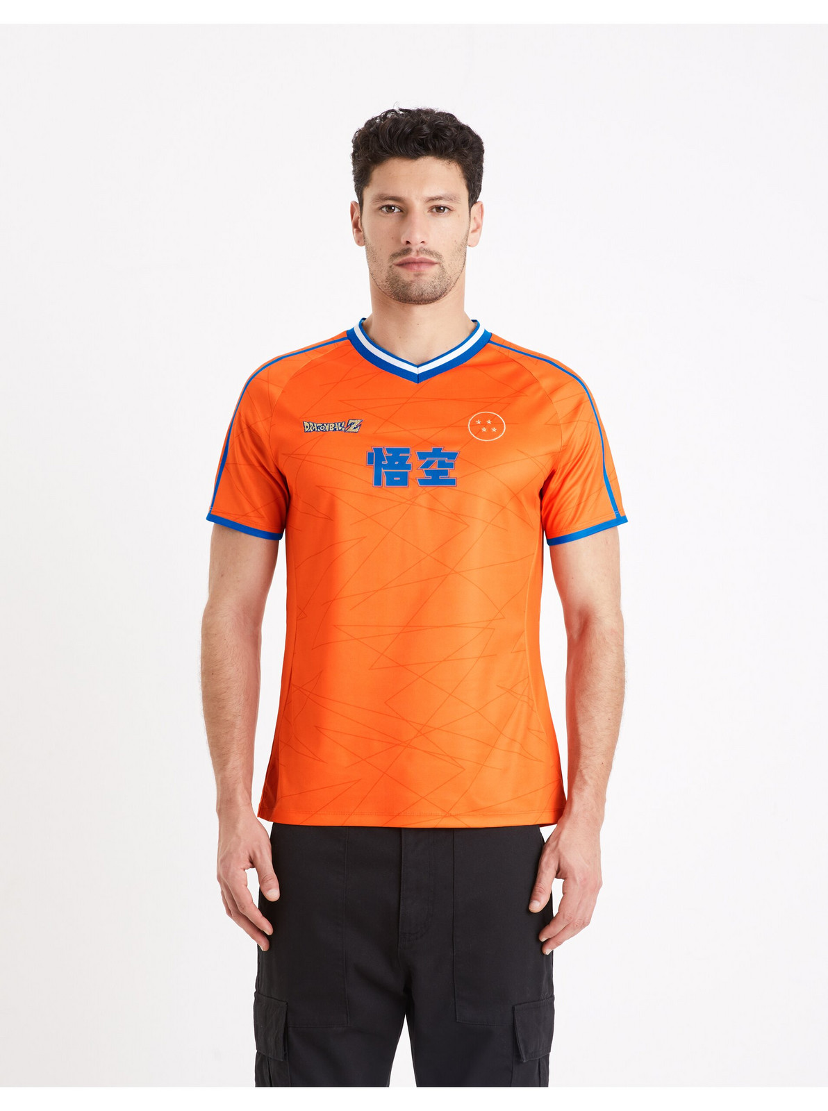 Oranžové pánske tričko Celio Dragon Ball