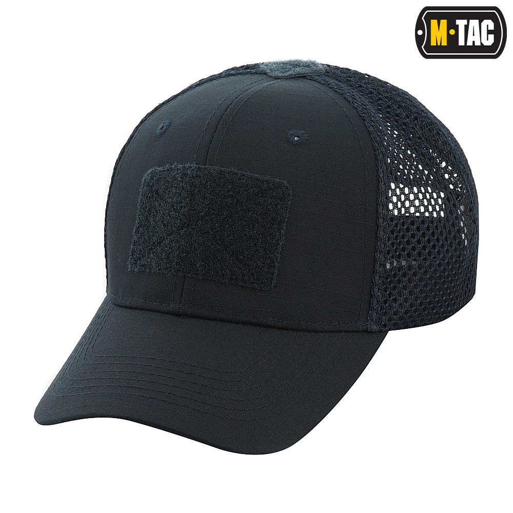 Šiltovka M-Tac Mesh Flex Ripstop Baseball Velcro - navy, S/M