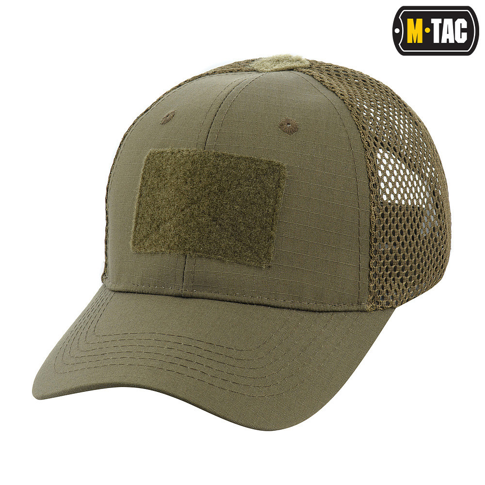 Šiltovka M-Tac Mesh Flex Ripstop Baseball Velcro - ranger green, S/M