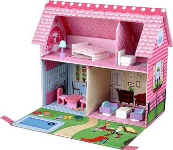 Aga4Kids Skladací domček pre bábiky Gloria