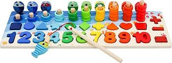 Aga4Kids Drevená náučná stavebnica s číslami