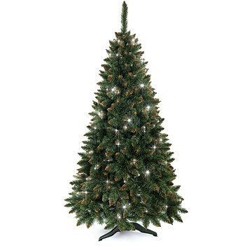 Aga Vianočný stromček Borovica 150 cm Crystal zlatá
