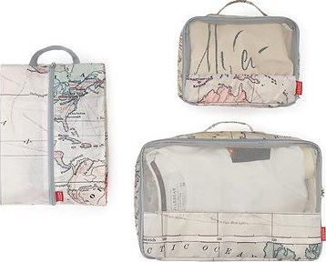 Legami Travel Organiser Set of 3 Travel Bags