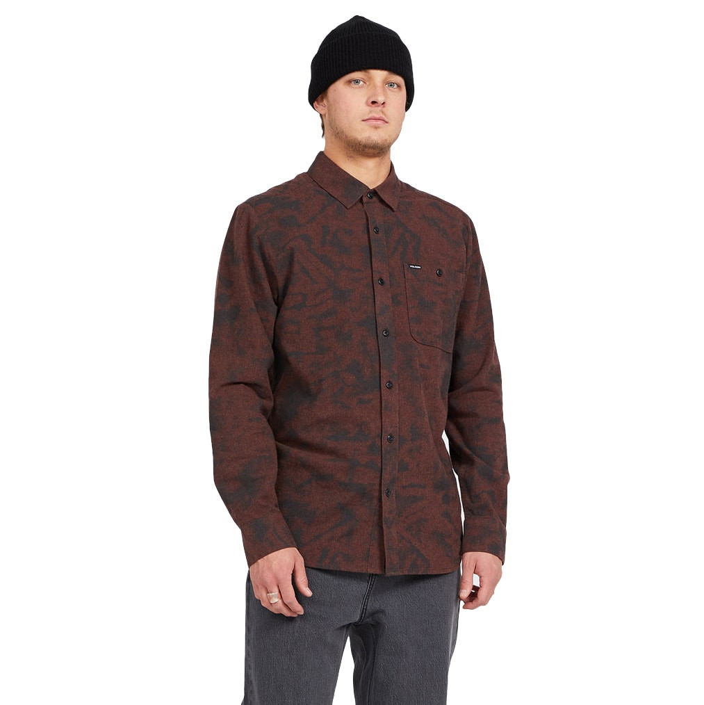 Volcom Tie Dye Flannel LS