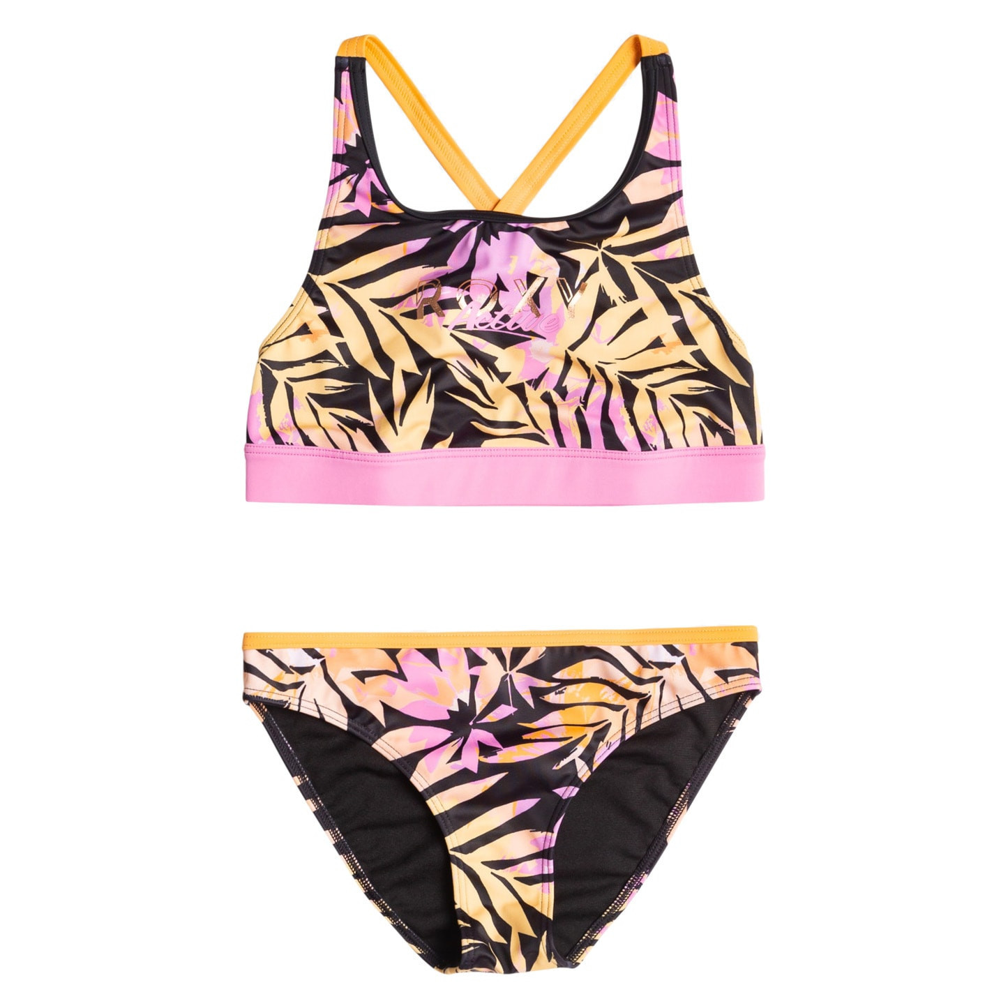 Roxy Active Joy Crop Top Set