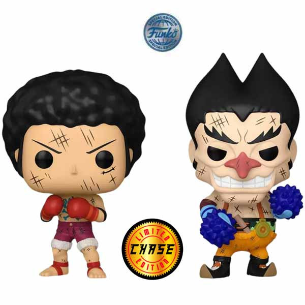 POP! 2 Pack Animation: Monkey D.Luffy and Foxy (One Piece) Special Edition CHASE 2 PACK
