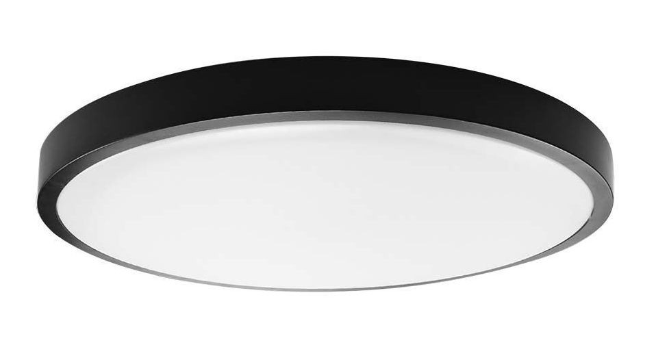 LED Solution Čierne prisadené LED svietidlo okrúhle 36W IP44 Premium Farba svetla: Teplá biela 76391-24