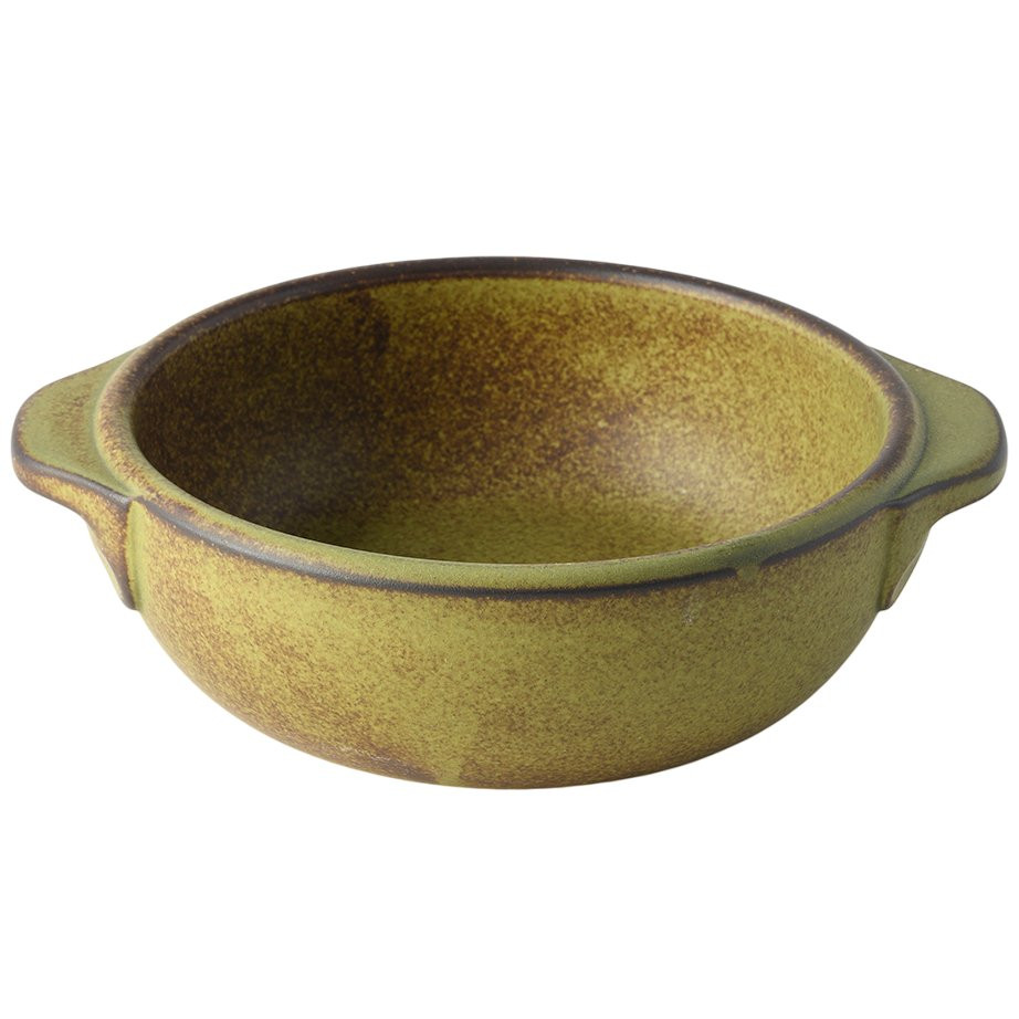Zapekacia misa DONABE 15 cm, zelená, keramika, MIJ