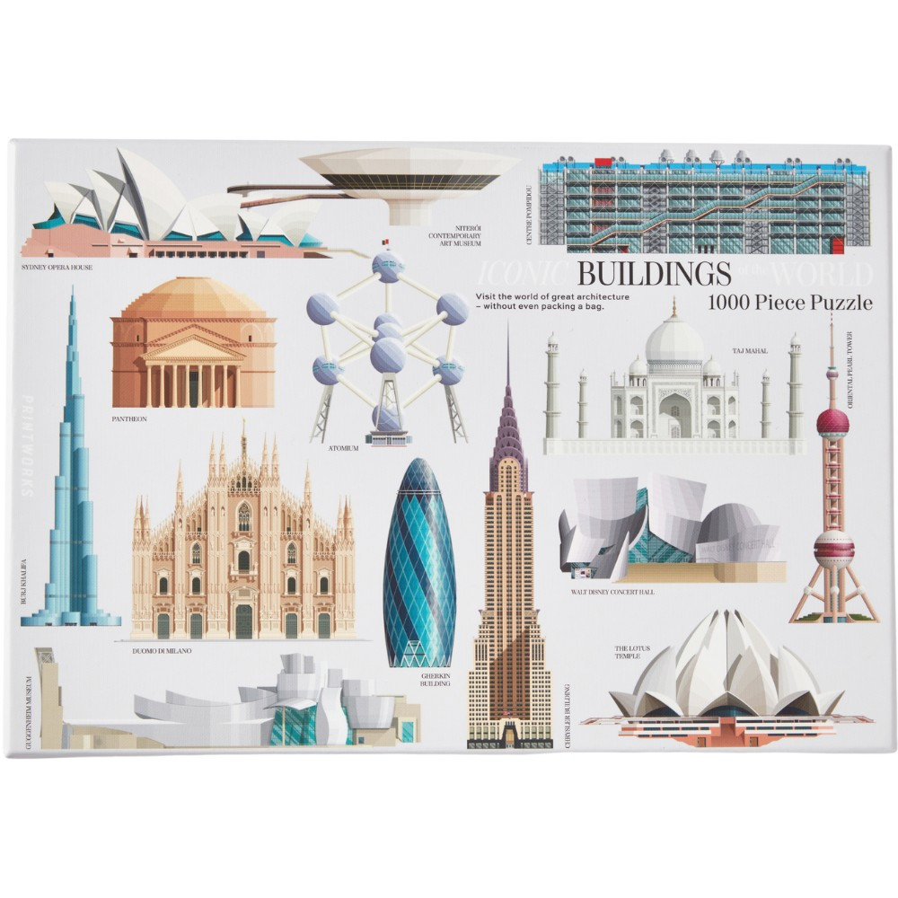 Puzzle ICONIC BUILDINGS, 1000 dielikov, Printworks