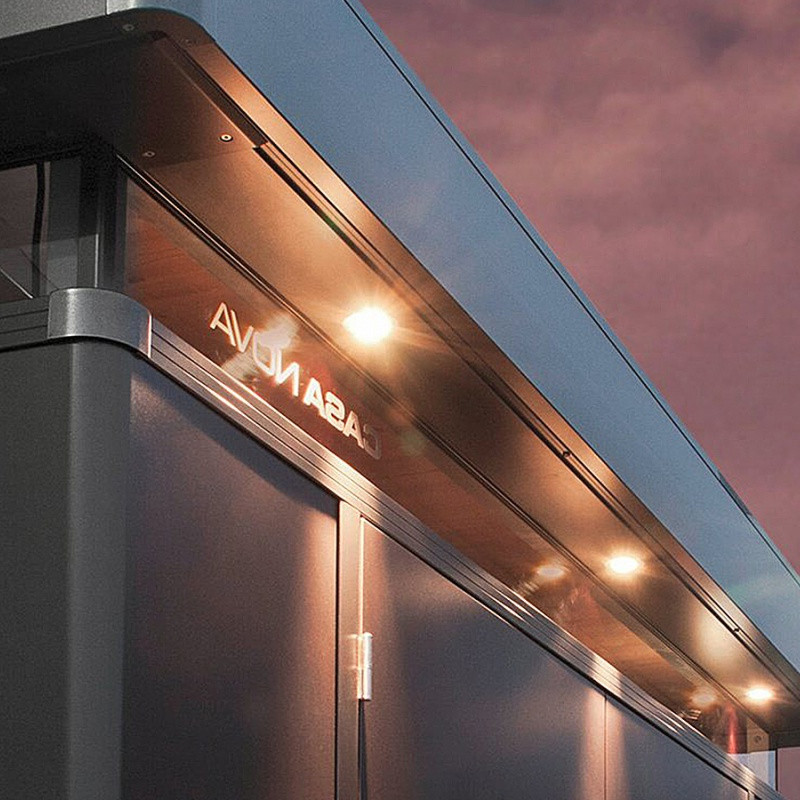 Biohort příprava osvětlení exteriéru CasaNova 6 m, 6 výřezy