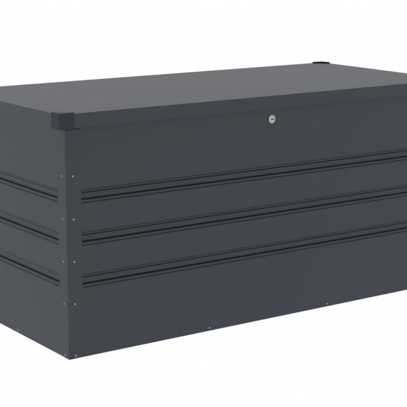 G21 Zahradní box  Denver 280 L, antracitový plechový