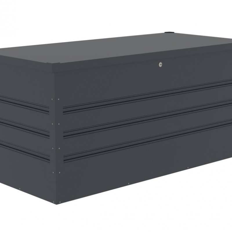 G21 Zahradní box  Denver 400 L, antracitový plechový