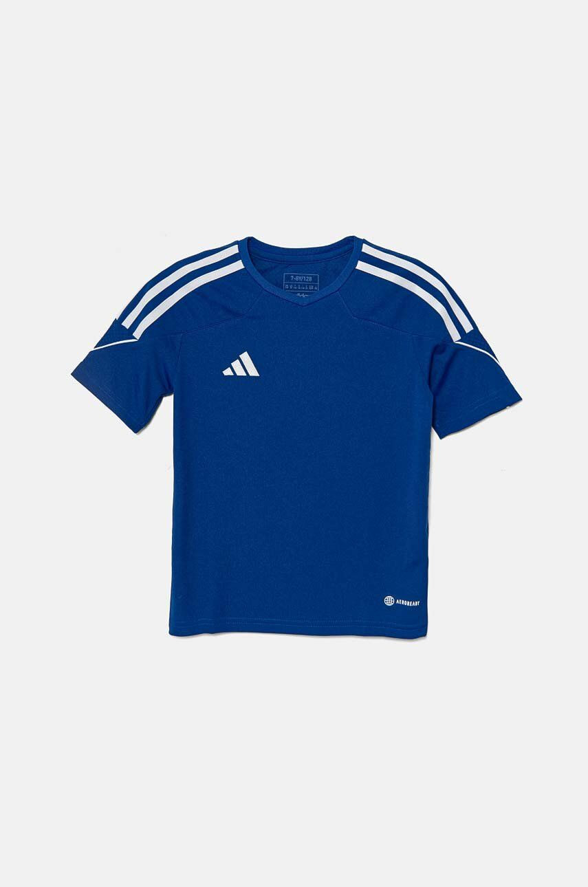 Detské tričko adidas Performance TIRO 23SY tmavomodrá farba, HR4621