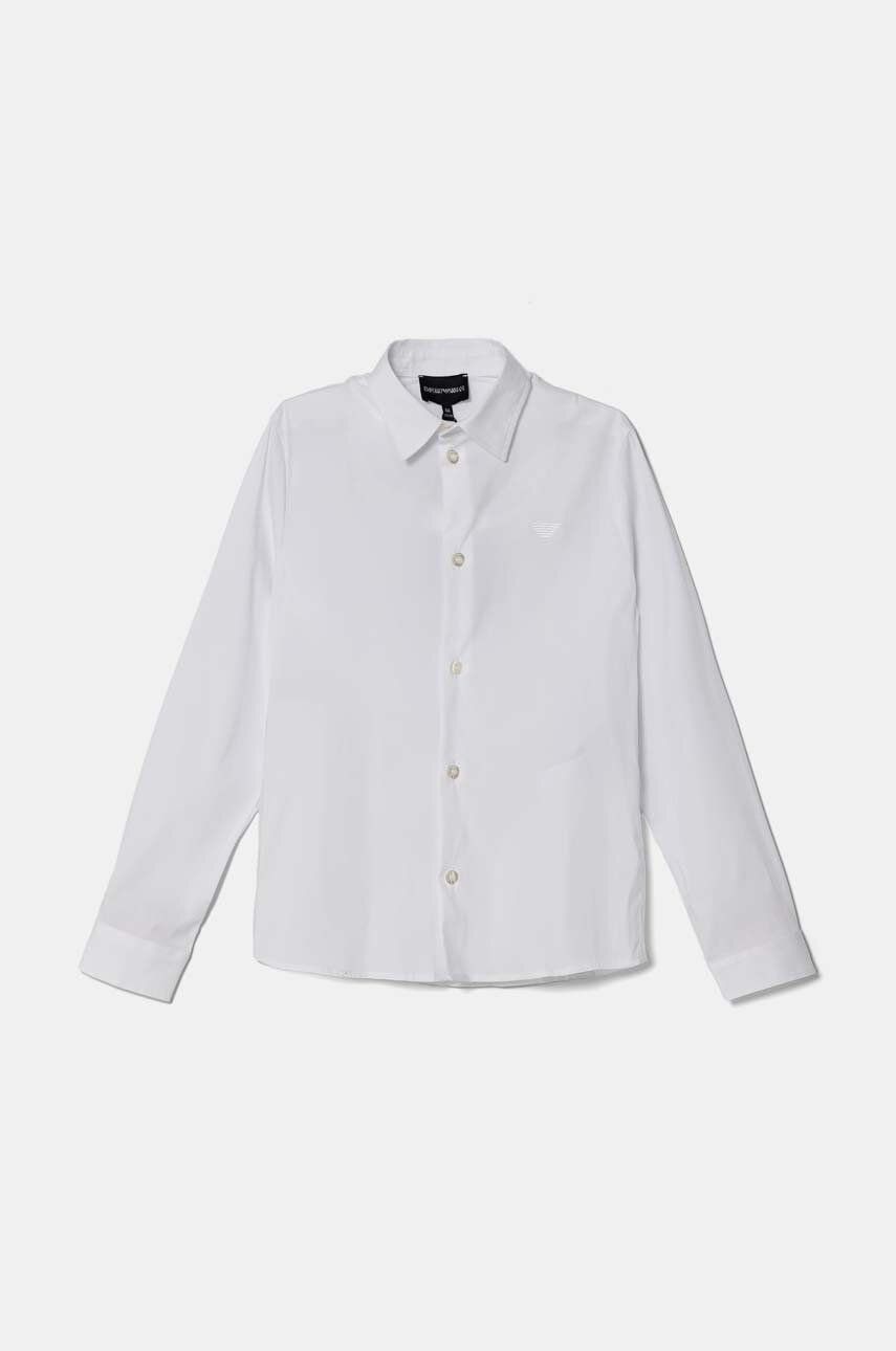 Detská košeľa Emporio Armani biela farba, 8N4CJ0 1N06Z