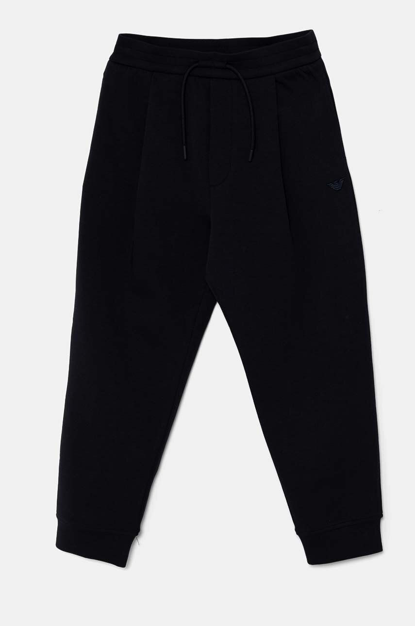 Detské tepláky Emporio Armani tmavomodrá farba, jednofarebné, 6D4PJF 1JHSZ