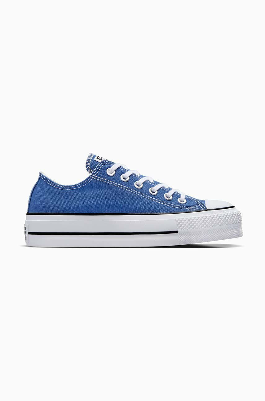 Tenisky Converse Chuck Taylor All Star Lift dámske, tmavomodrá farba, A08289C