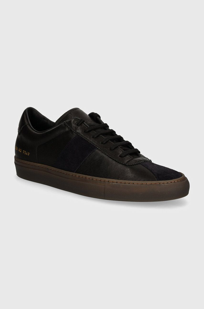 Kožené tenisky Common Projects Tennis Trainer čierna farba, 2438