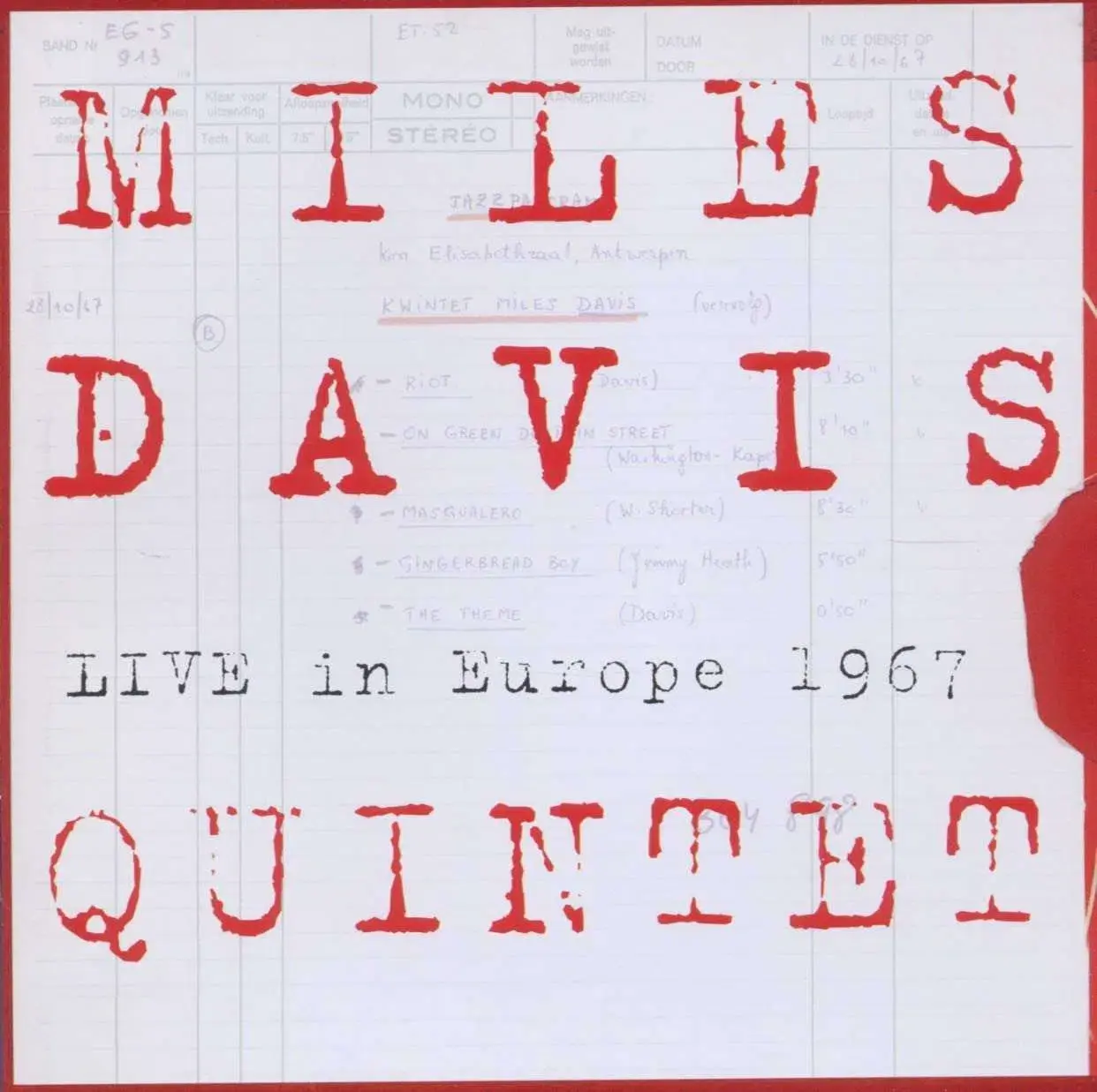 The Bootleg Series Vol. 1: Live In Europe 1967