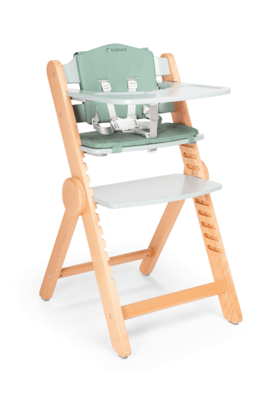KIDNORT - Jedálenská stolička Drömmer zelená
