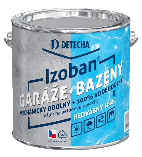 Izoban - syntetická farba na betón a bazény RAL 9004 - signálne čierna 2 kg