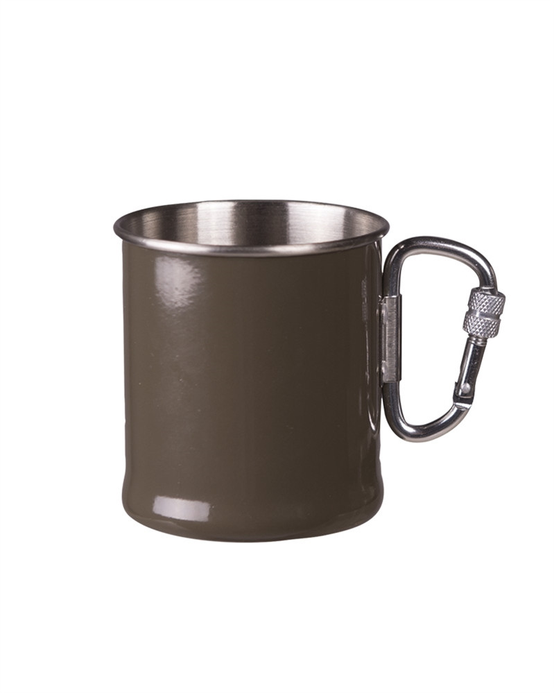 Hrnček s karabínou 250ml - olivový
