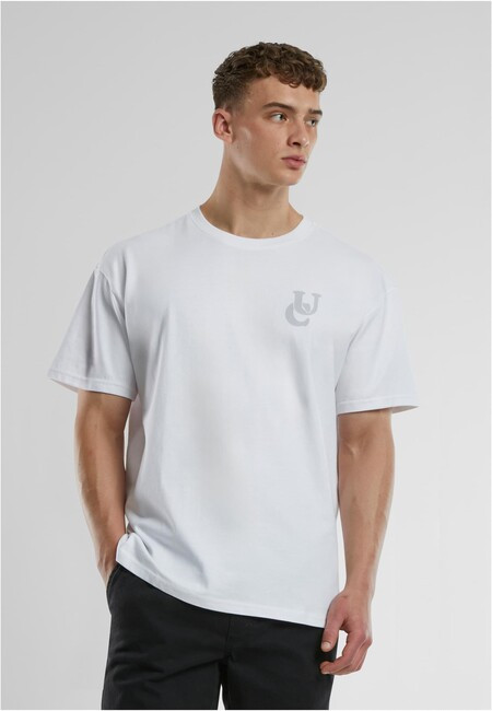 Urban Classics UC Weavy Logo Heavy Oversized Tee white - S