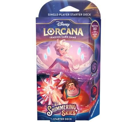 Ravensburger Disney Lorcana TCG: Shimmering Skies - Starter Deck - Amethyst a Ruby
