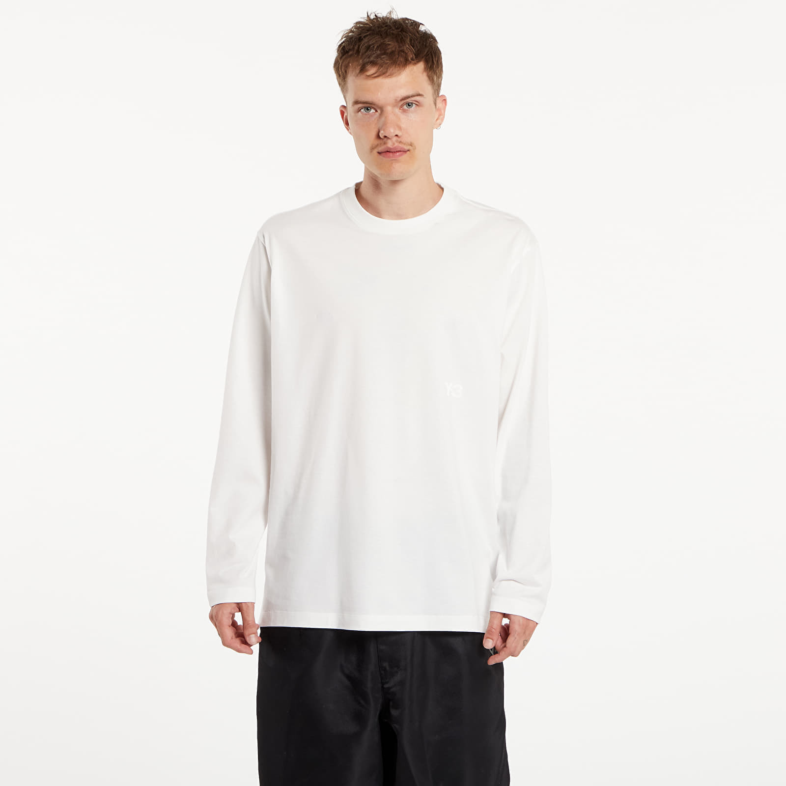 Tričko Y-3 Relaxed Long Sleeve Tee UNISEX Core White S