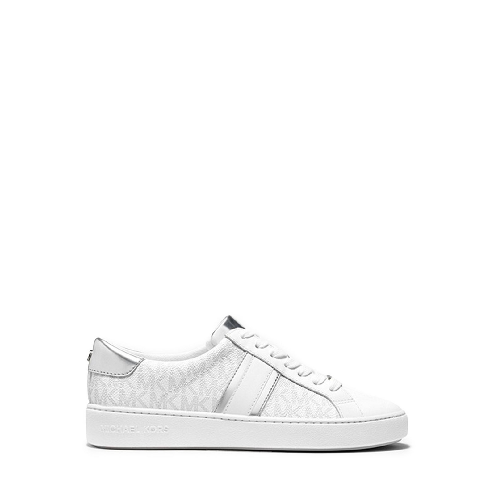 Michael Kors Tenisky - IRVING STRIPE LACE UP biele