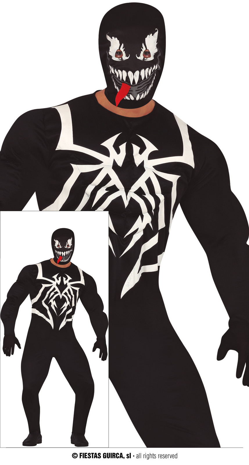 Guirca Pánsky kostým - Venom Veľkosť - dospelý: M