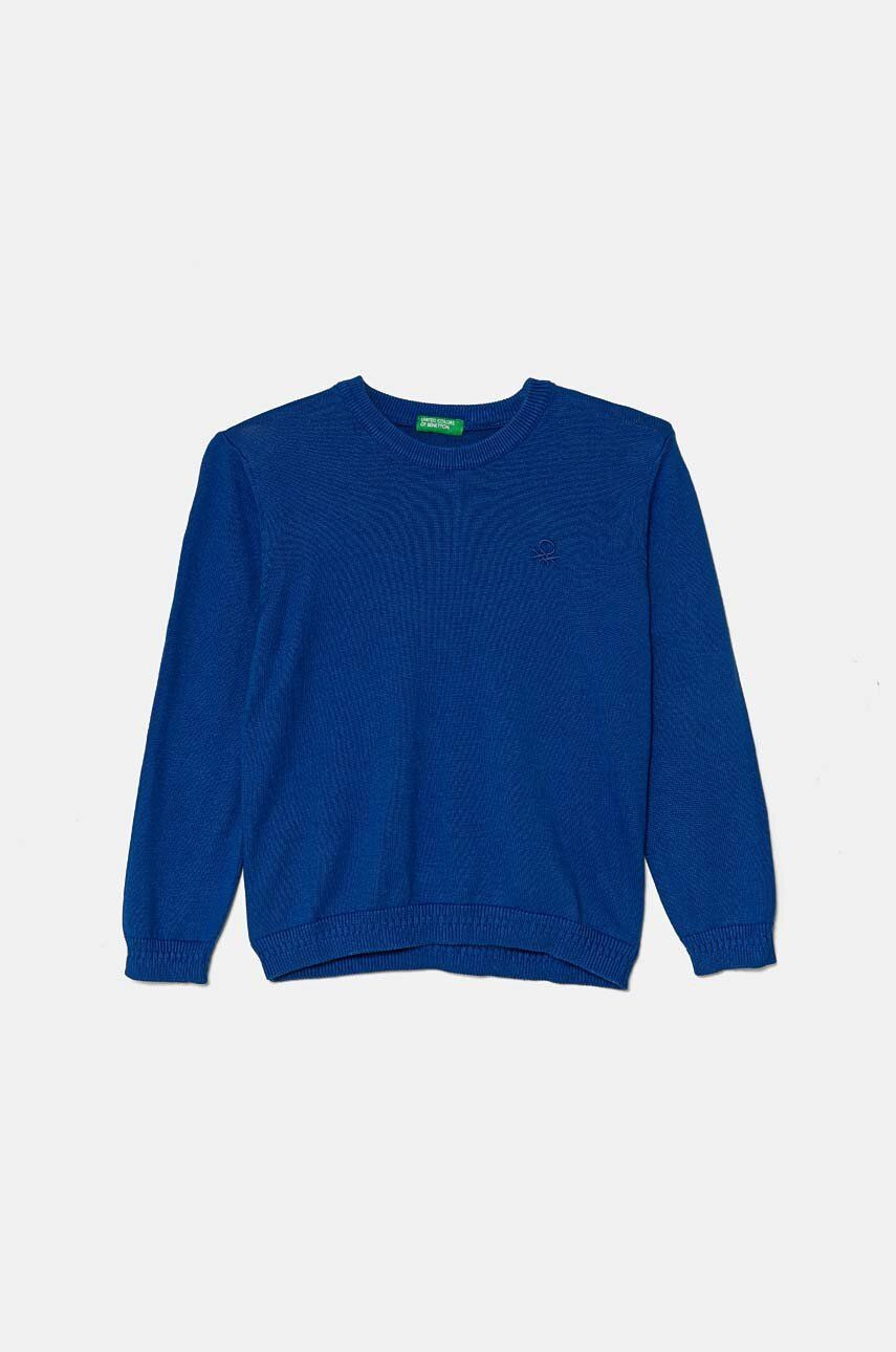 Detský bavlnený sveter United Colors of Benetton tenký, 1294G100P