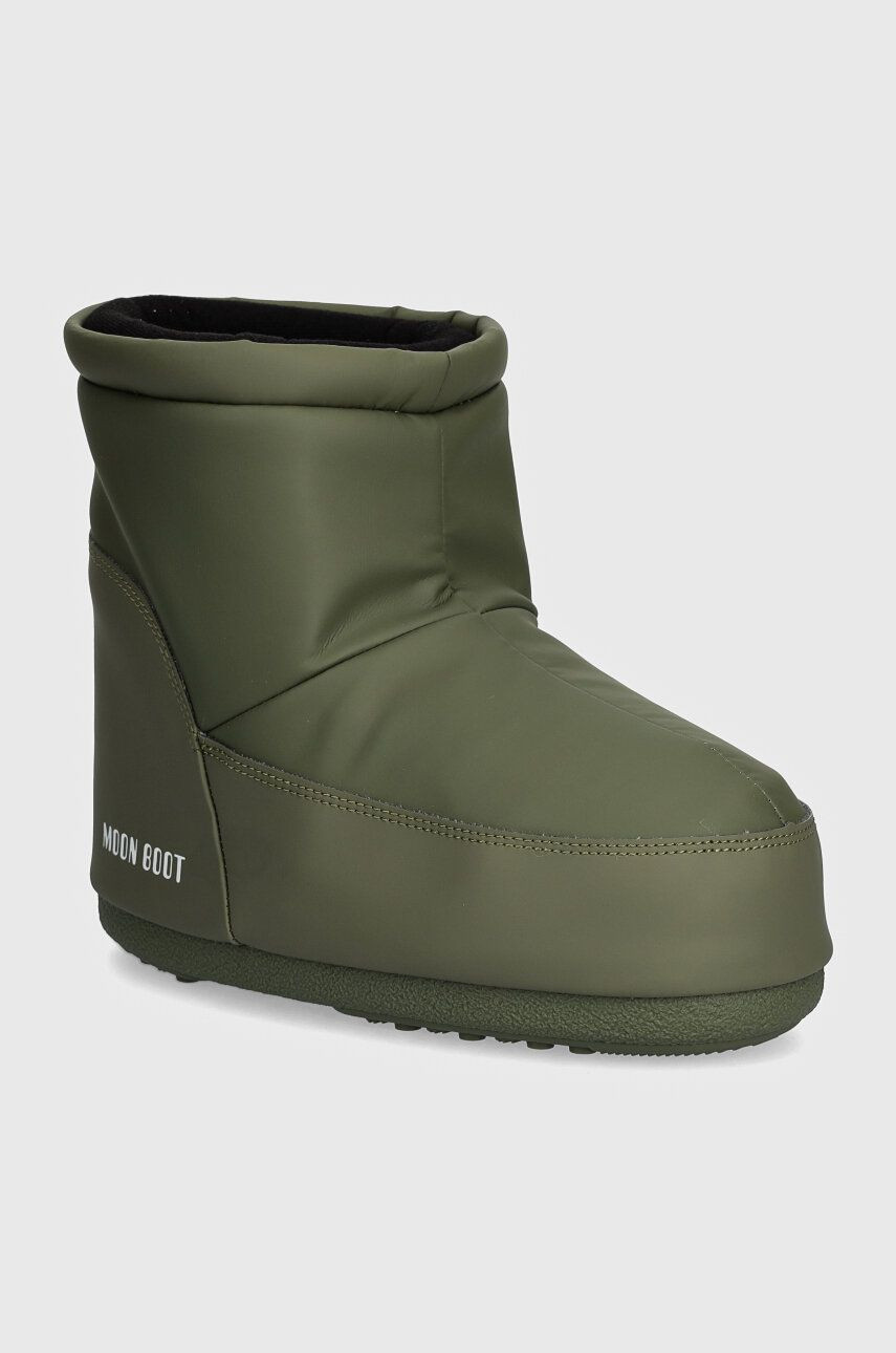 Snehule Moon Boot MB ICON LOW NOLACE RUBBER zelená farba, 80D1409410 M006