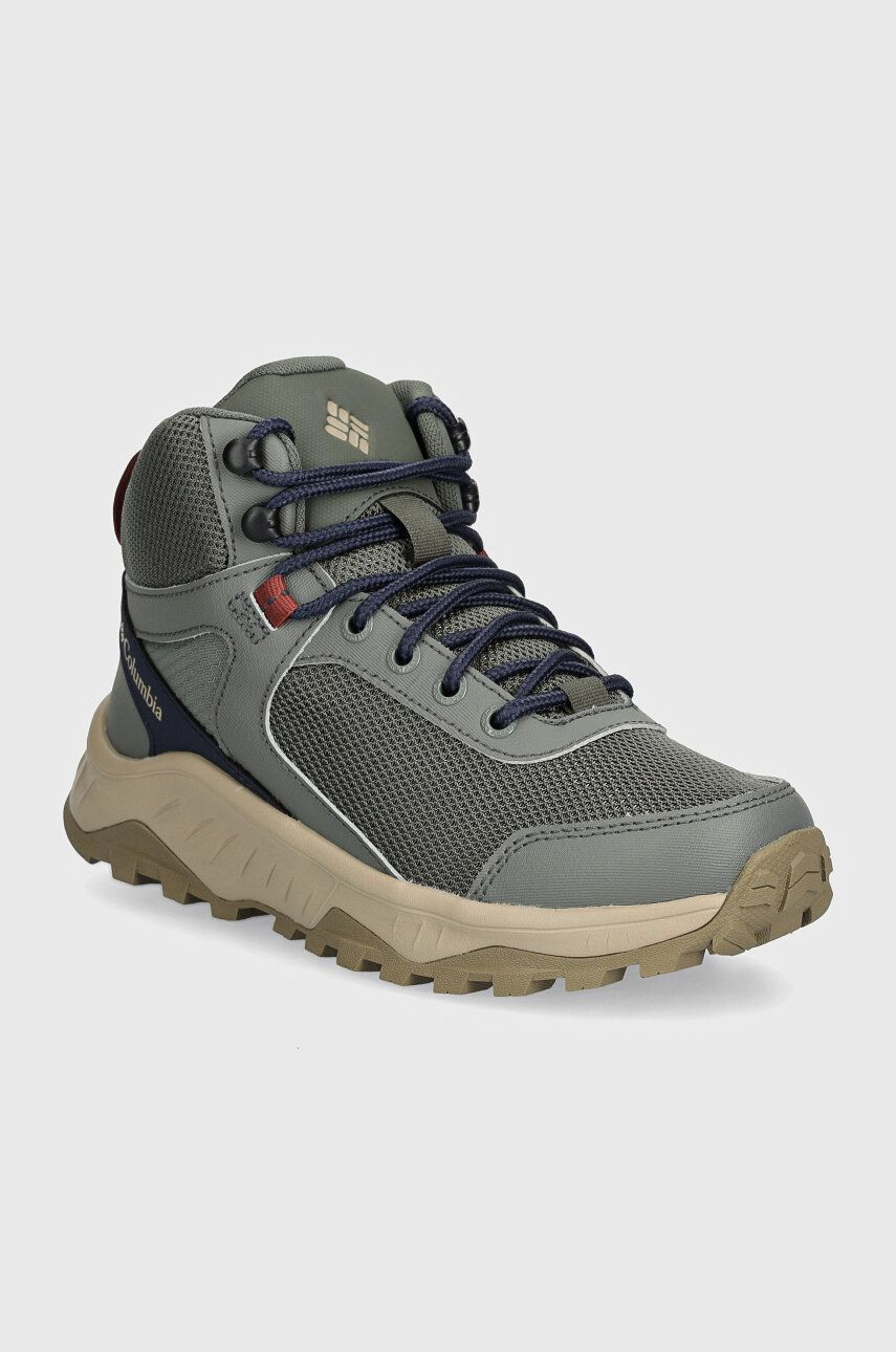 Topánky Columbia Trailstorm Ascend Mid Waterproof dámske, šedá farba, 2100151