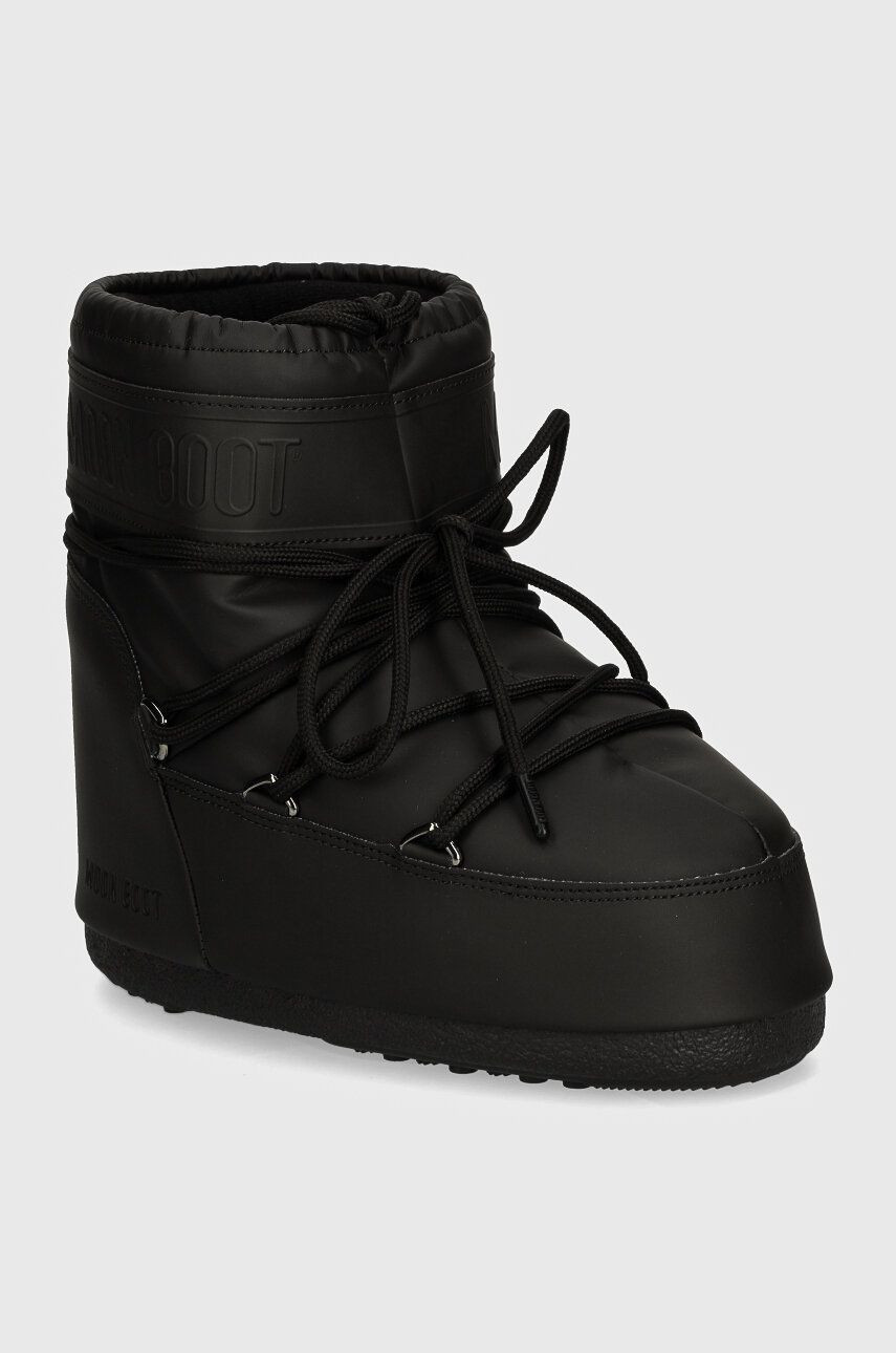 Snehule Moon Boot MB ICON LOW RUBBER čierna farba, 80D1409380 N001