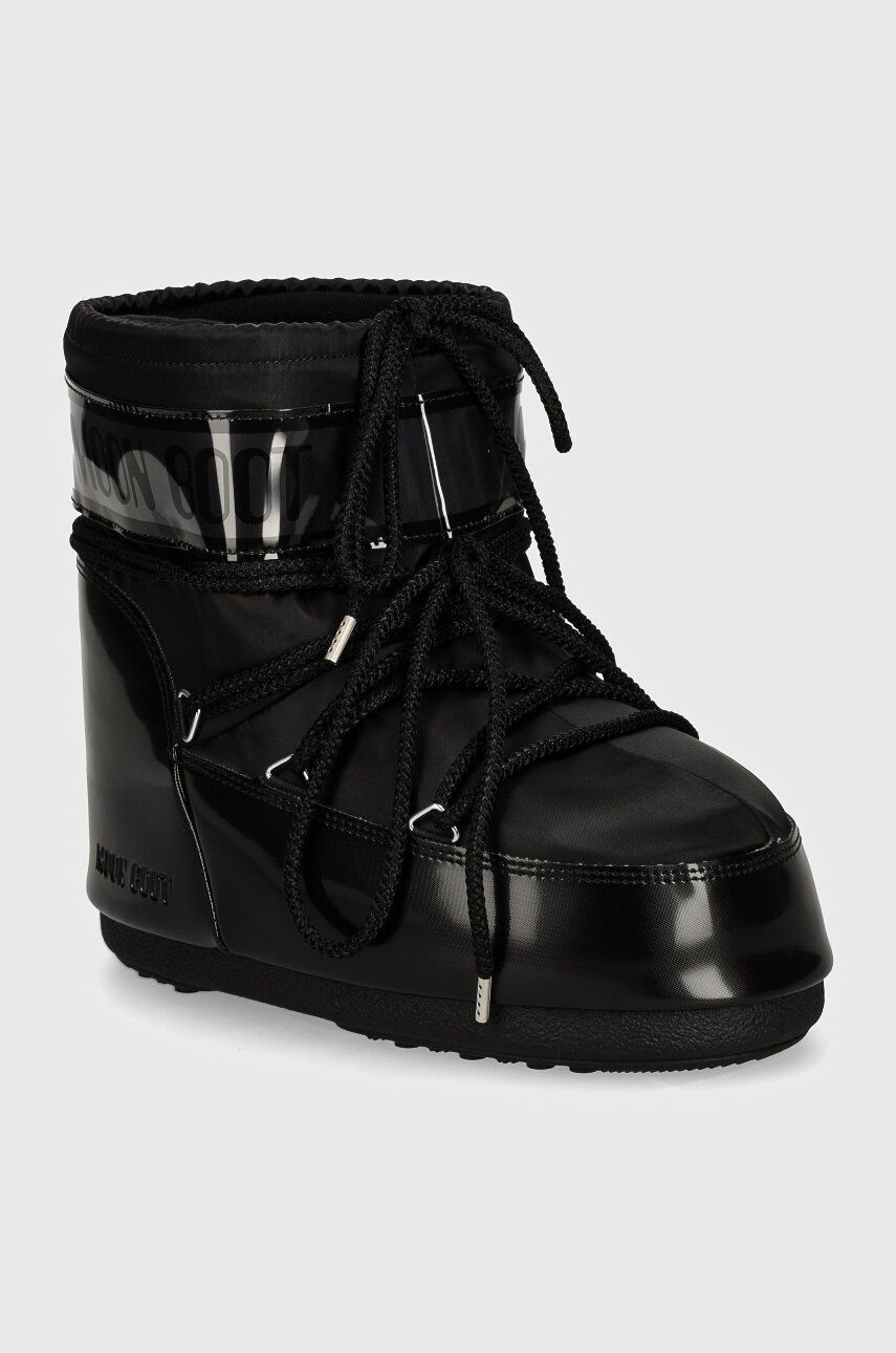 Snehule Moon Boot MB ICON LOW GLANCE čierna farba, 80D1409350 N001