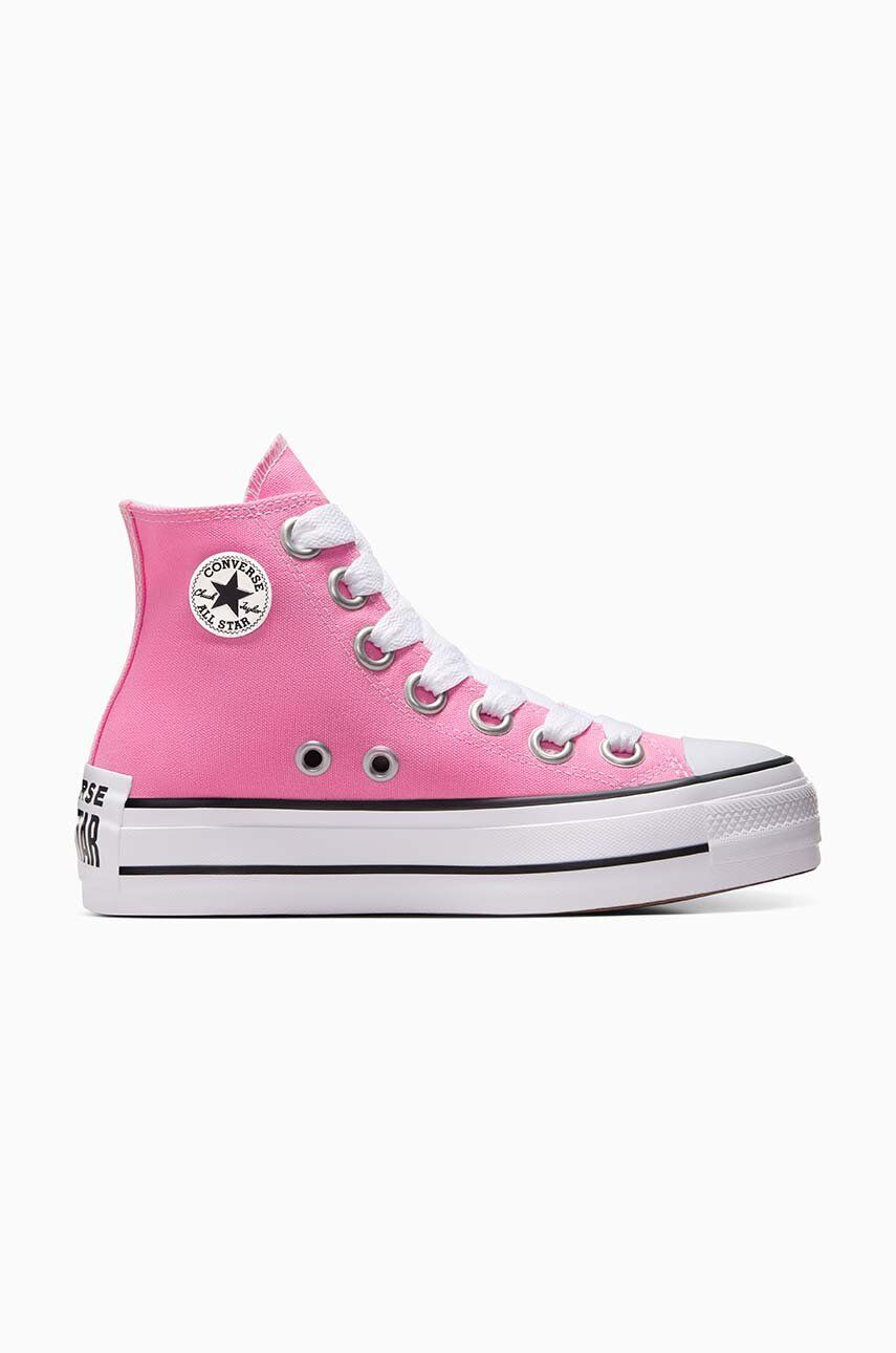 Tenisky Converse Chuck Taylor All Star Lift dámske, ružová farba, A10423C