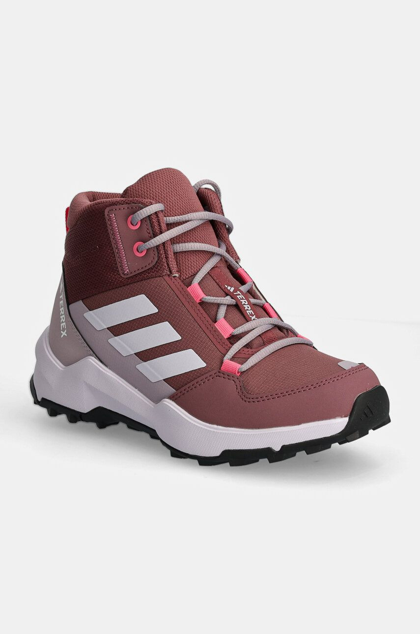 Detské topánky adidas TERREX TERREX AX4R MID ružová farba, IF6524