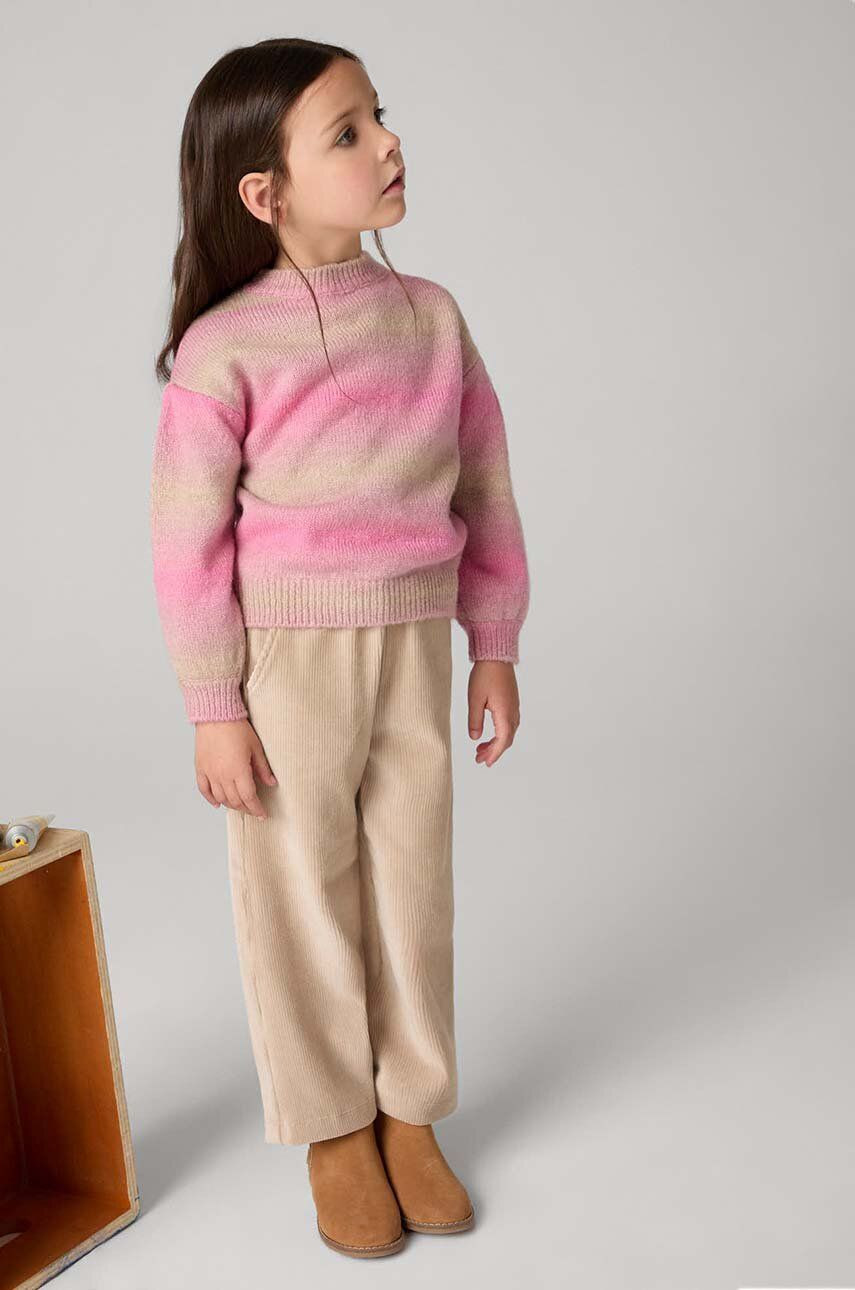 Detský sveter Mayoral ružová farba, 4360