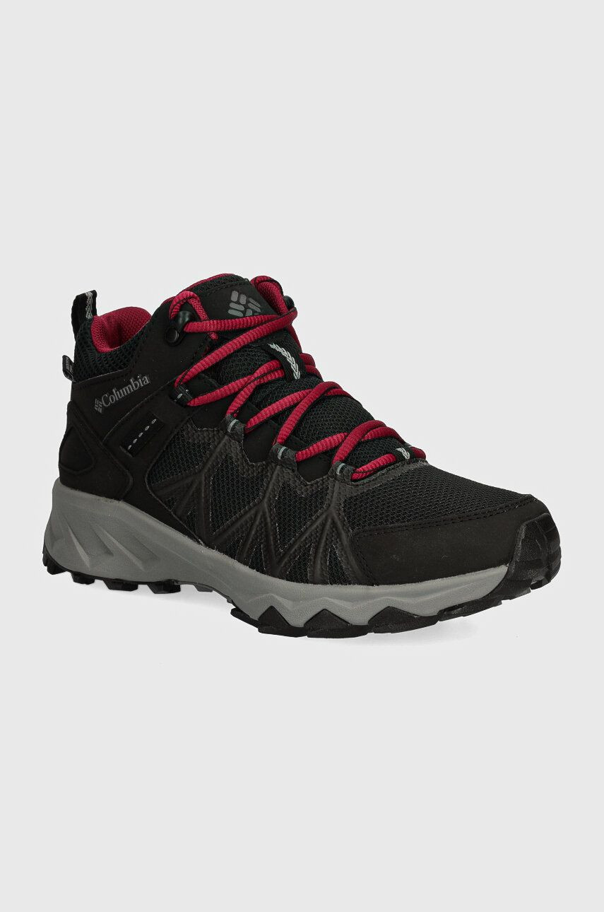 Topánky Columbia Peakfreak II Mid Outdry dámske, čierna farba, 2100091