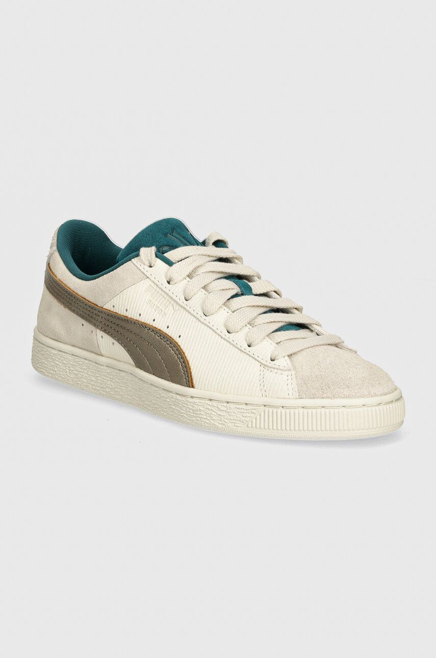 Semišové tenisky Puma Suede Play Paris šedá farba, 398190