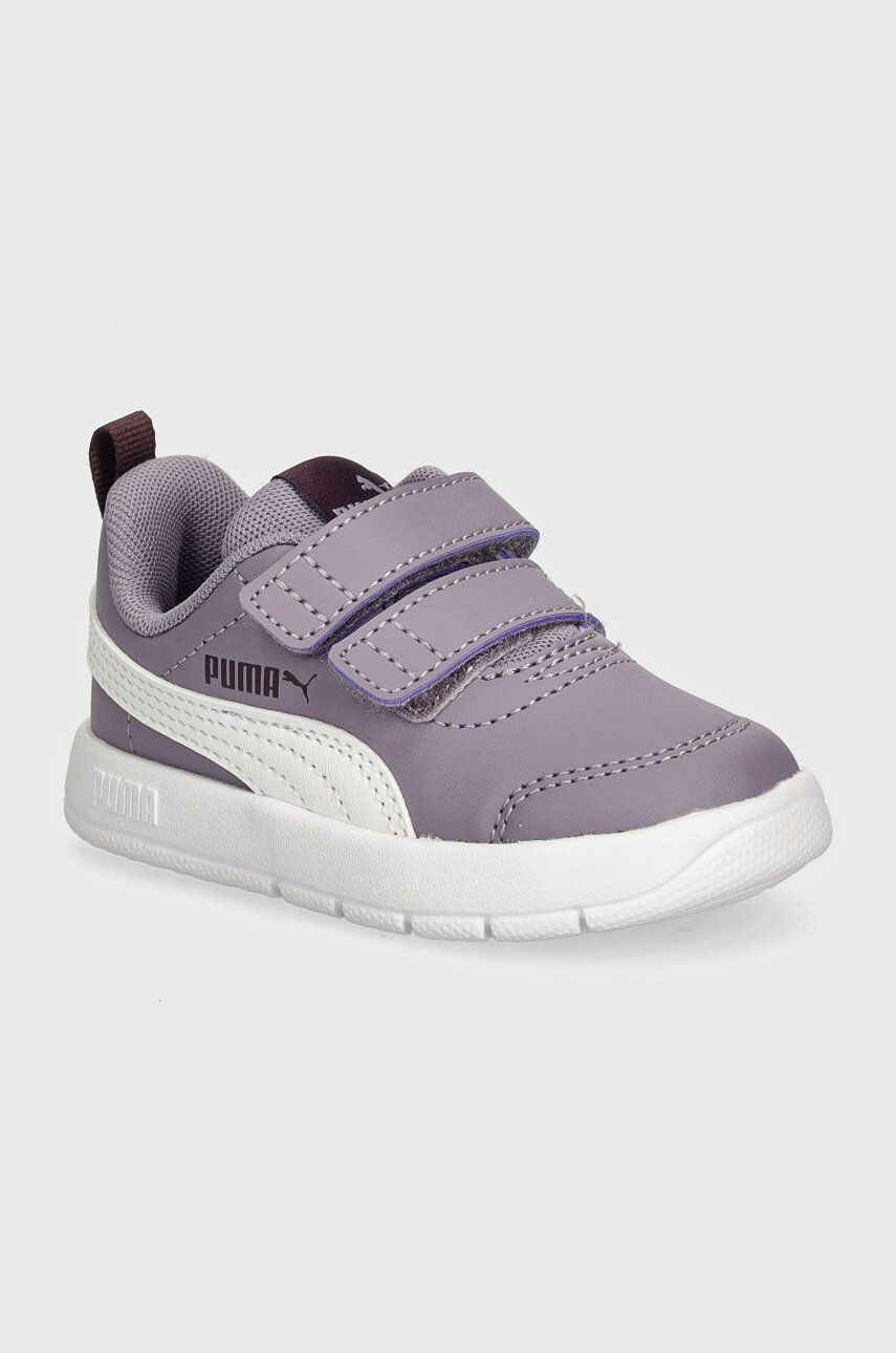 Detské tenisky Puma Courtflex V3 V fialová farba, 310252