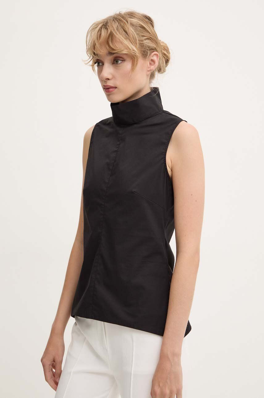 Top Remain Sleeveless Top dámsky, čierna farba, jednofarebný, 501938100