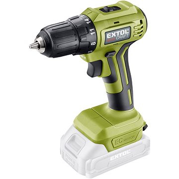 EXTOL CRAFT vŕtací skrutkovač, Brushless, 20 V Li-Ion, bez batérie a nabíjačky, 402451