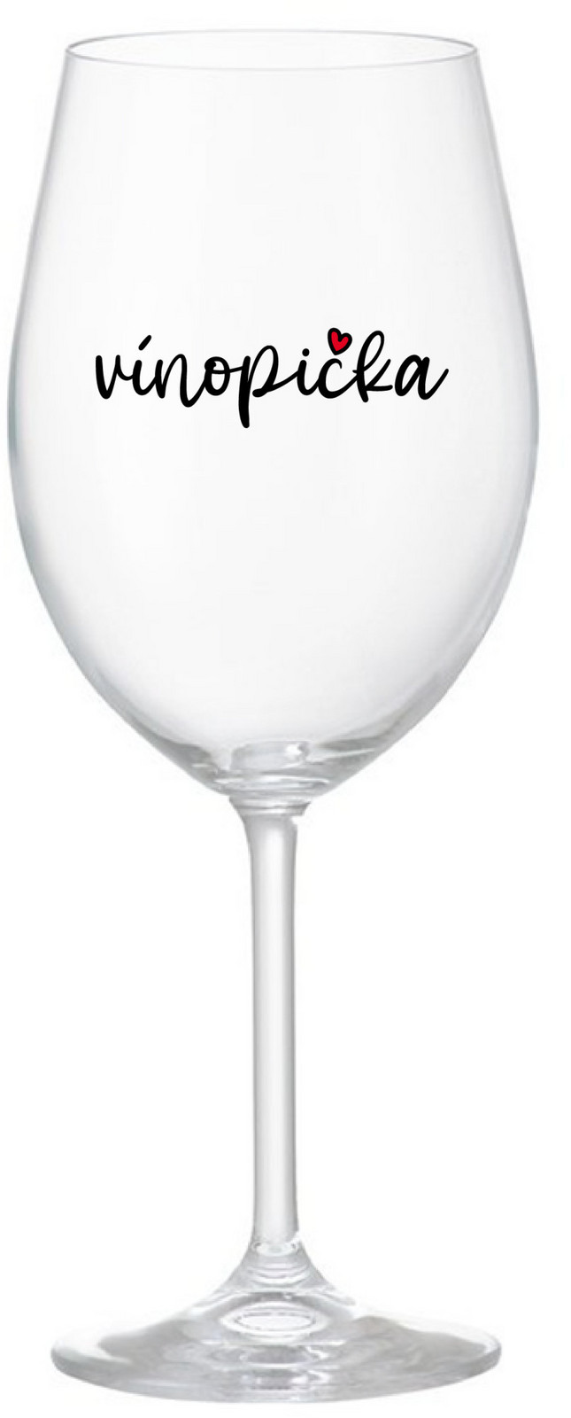 VÍNOPIČKA - priehľadný pohár na víno 350 ml