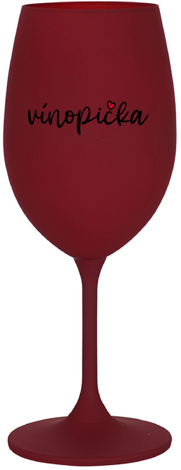 VÍNOPIČKA - bordovy pohár na víno 350 ml