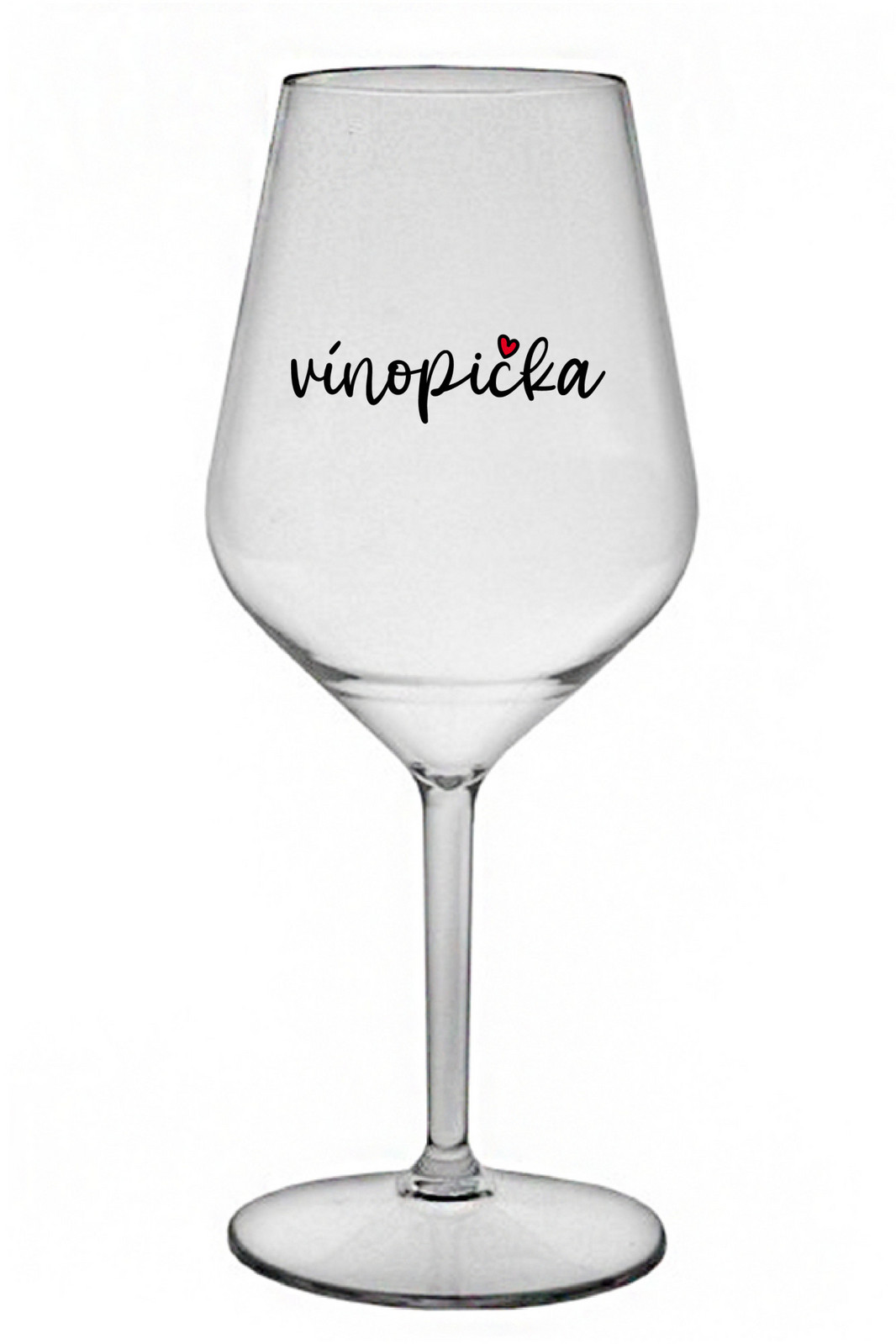 VÍNOPIČKA - priehľadný nerozbitný pohár na víno 470 ml