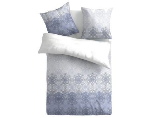 Obliečky Essencia 140x200 cm, modro-biele ornamenty, renforcé%