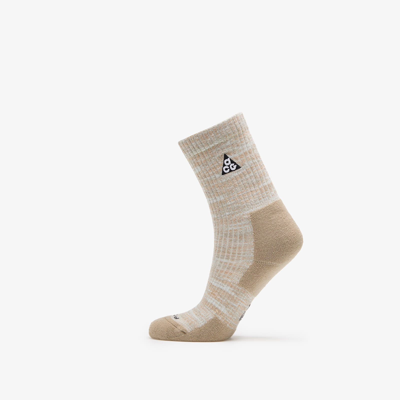 Nike ACG Everyday Cushioned Crew Socks 1-Pack Light Bone/ Volt/ Khaki/ Black S